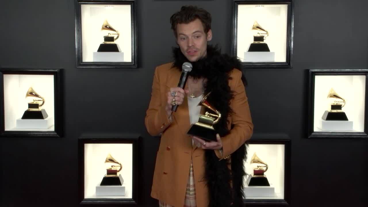 Harry Styles | 2021 GRAMMYs Backstage Interview