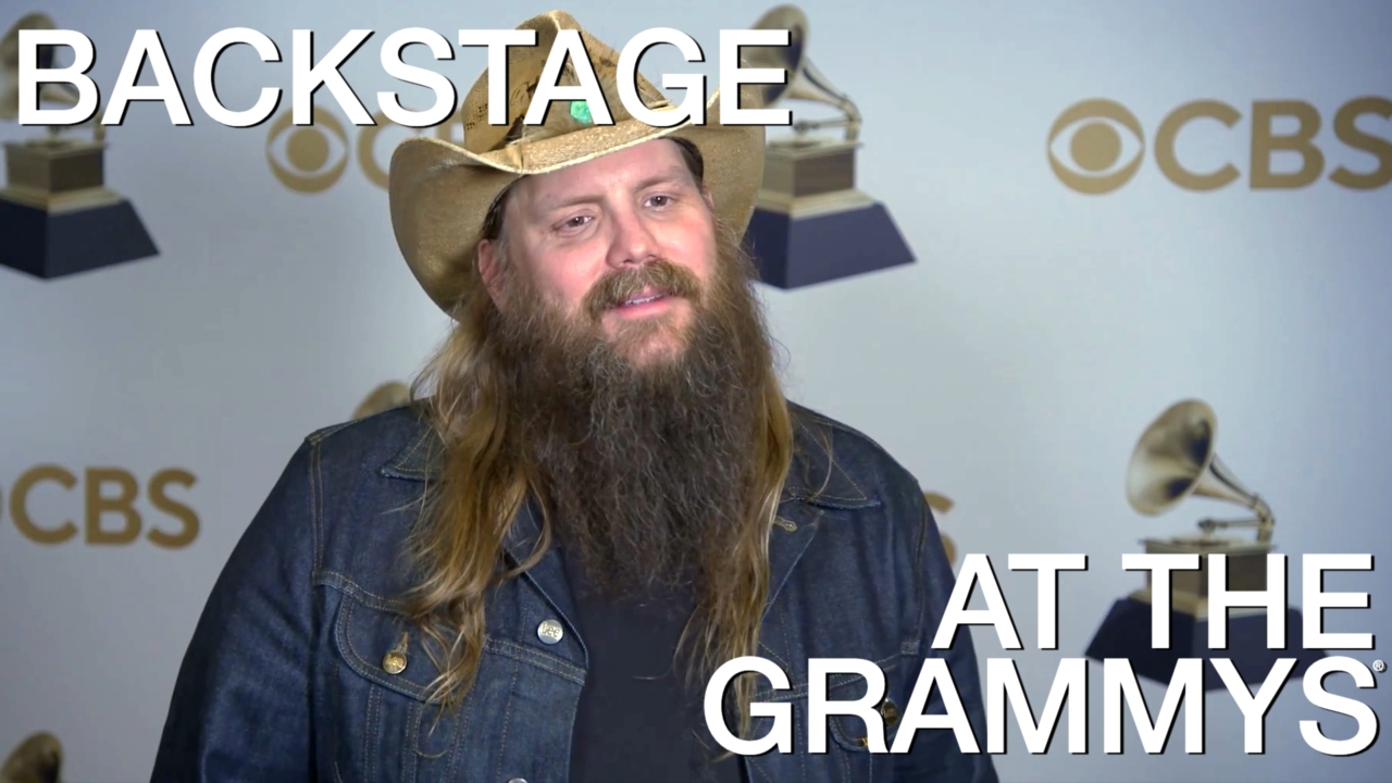 Backstage At The 2022 GRAMMYs With Chris Stapleton