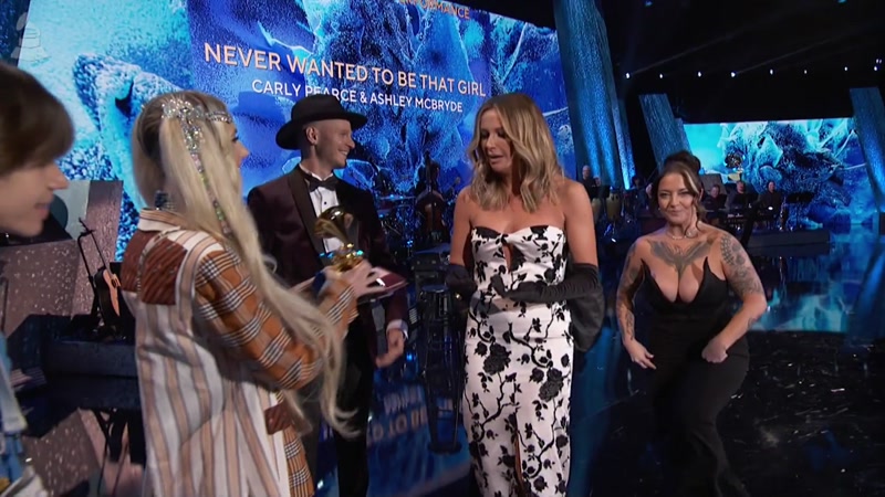 Watch Carly Pearce & Ashley McBryde Win A GRAMMY