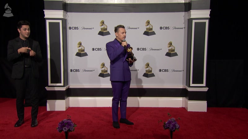 Purple Disco Machine Backstage | 2023 GRAMMYs