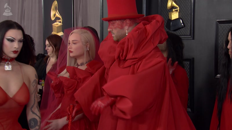 Sam Smith & Kim Petras GRAMMYs Red Carpet