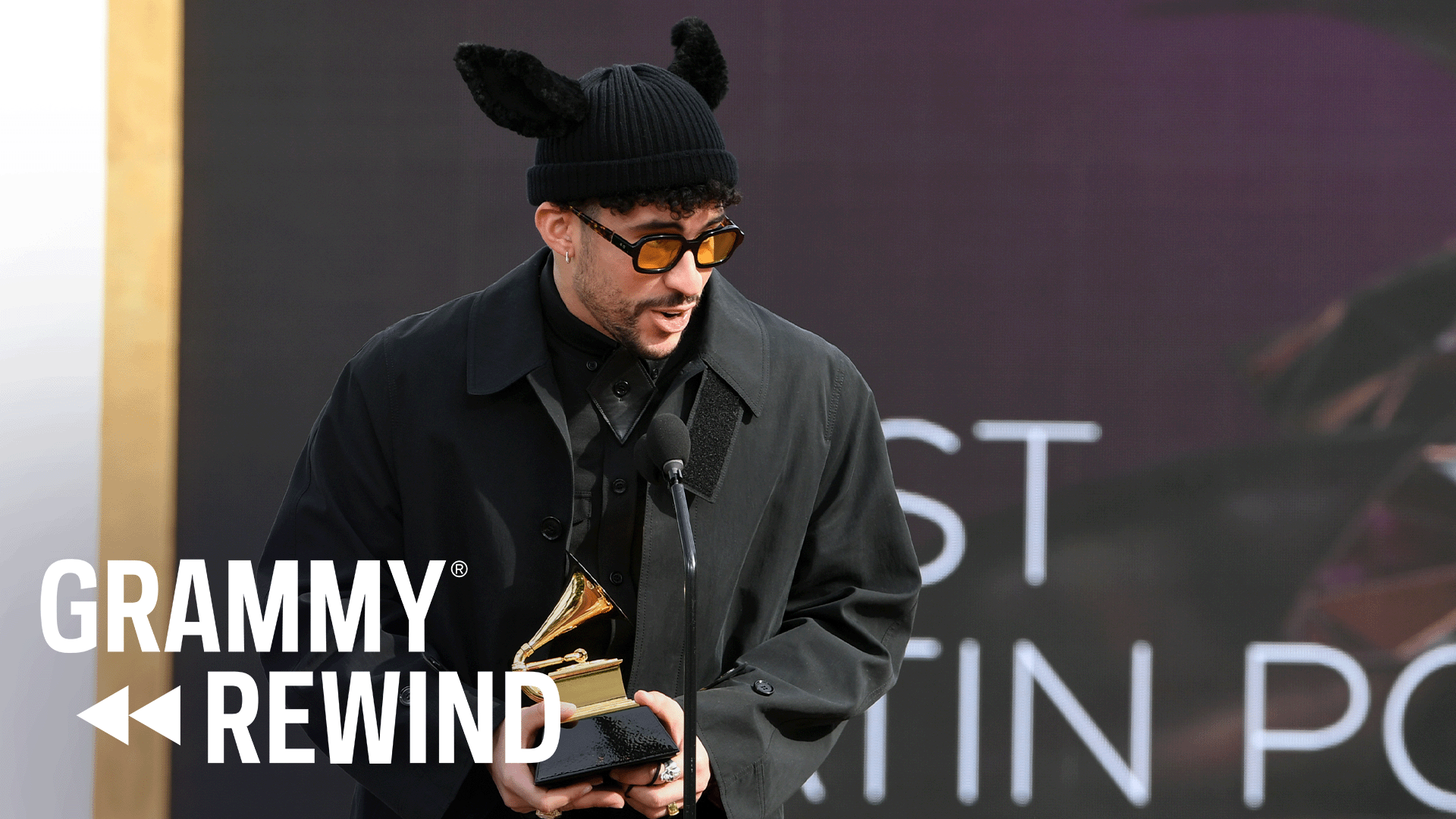 Bad Bunny Wins At 2021 GRAMMYs For 'YHLQMDLG'