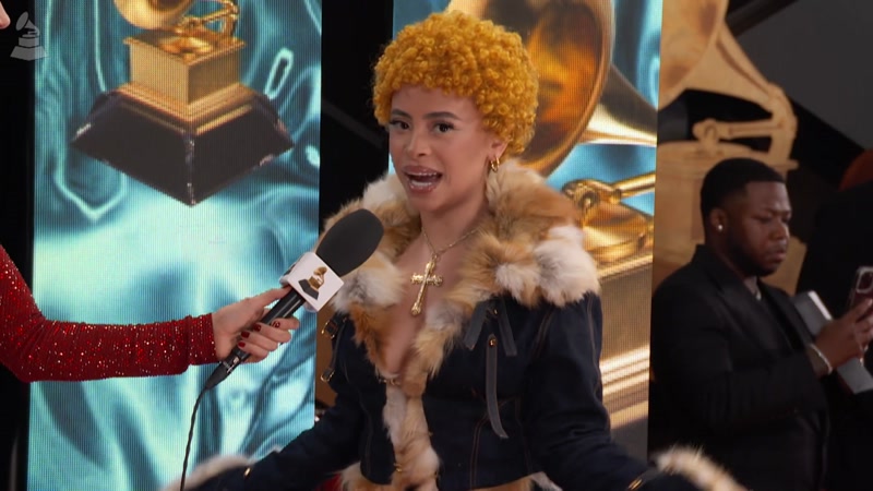 Ice Spice’s Red Carpet Interview | GRAMMYs 2024