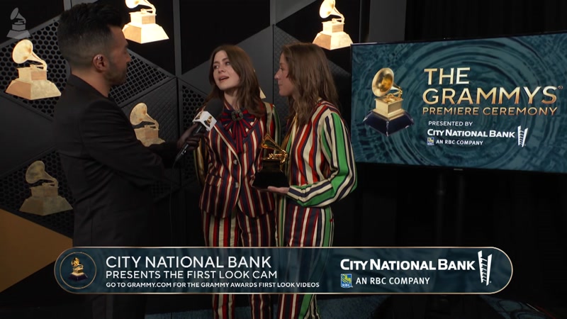 Larkin Poe CNB First Look Camera | 2024 GRAMMYs