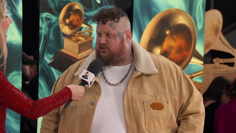 Jelly Roll’s Red Carpet Interview | GRAMMYs 2024