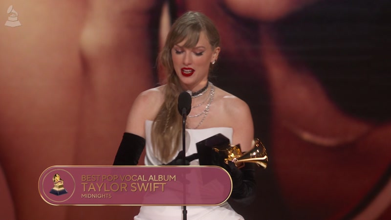 Midnight Wins Best Pop Vocal Album | 2024 GRAMMYs