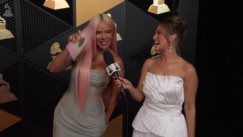 Karol G’s Red Carpet Interview | GRAMMYs 2024